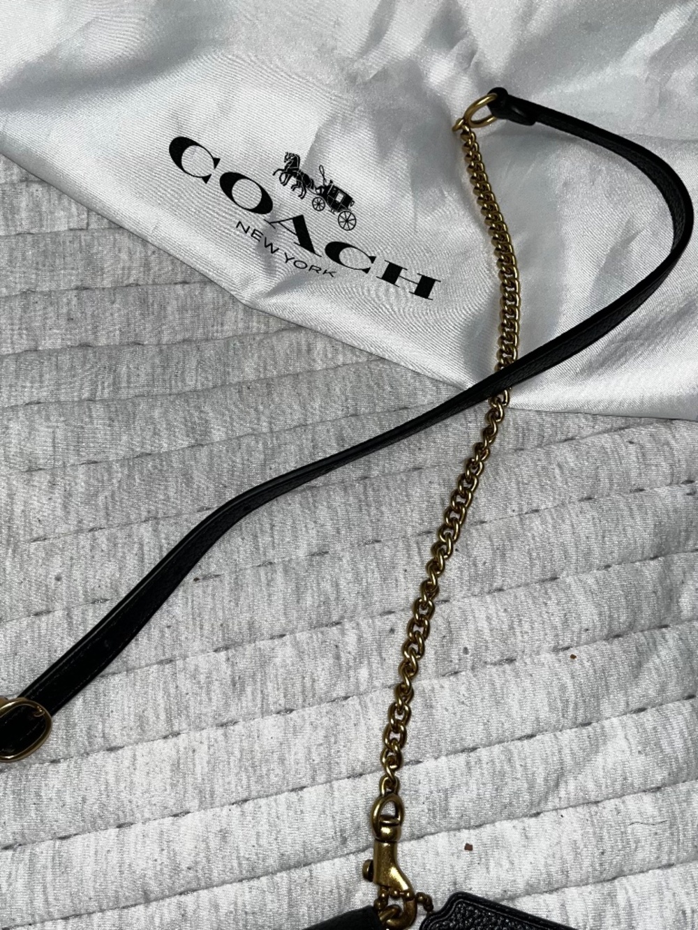 Black tabby clutch crossbody